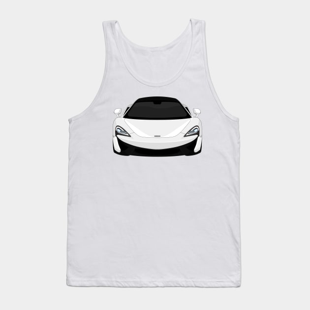 MCLAREN 570S WHITE Tank Top by VENZ0LIC